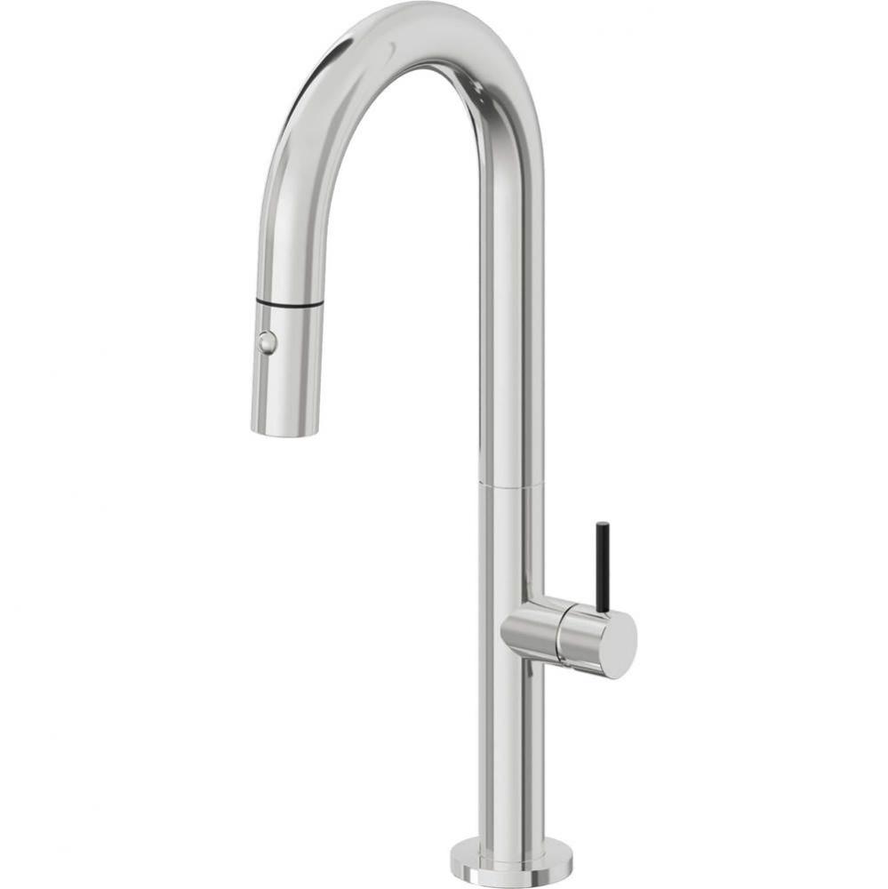 Pull-Down Prep/Bar Faucet with Button Sprayer