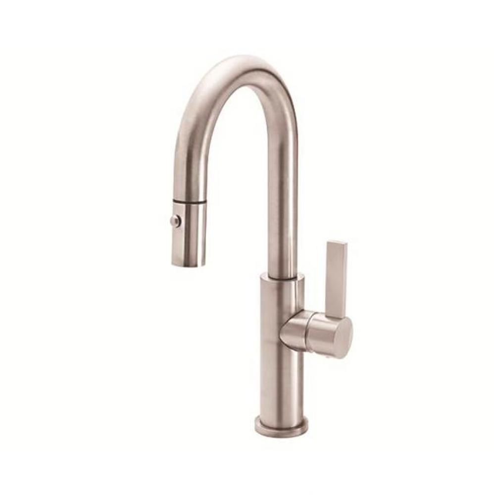 Pull-Down Prep/Bar Faucet with Button Sprayer