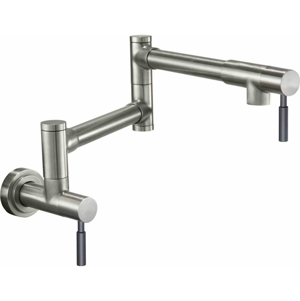 Pot Filler - Dual Handle Wall Mount - Contemporary