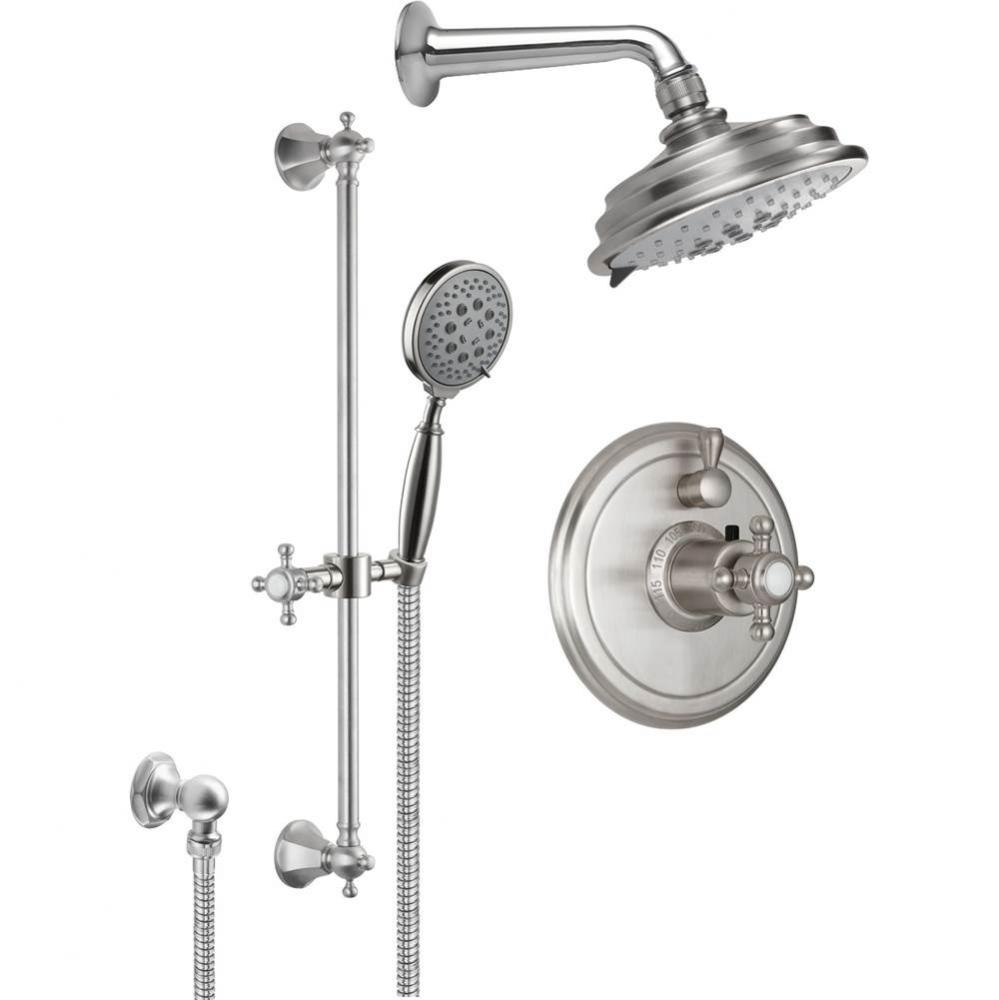 Monterey StyleTherm® 1/2'' Thermostatic Shower System with Handshower Slide Bar