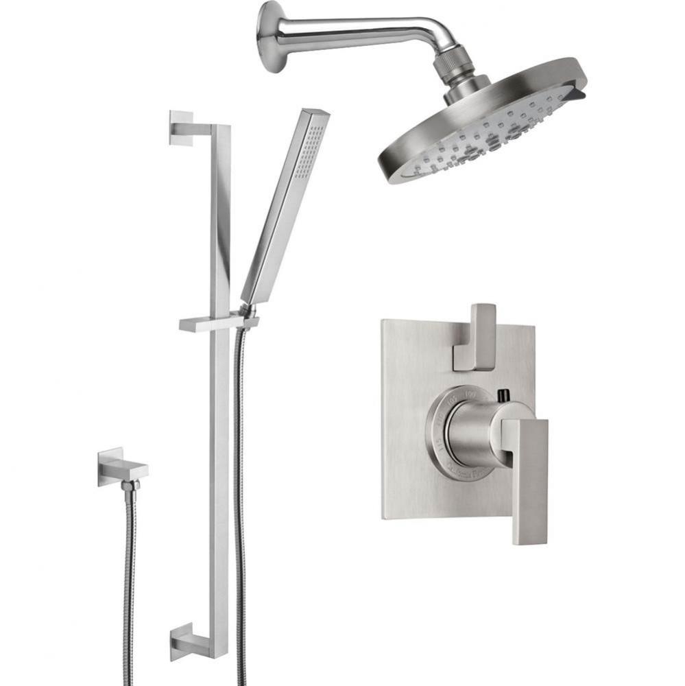 Morro Bay StyleTherm® 1/2'' Thermostatic Shower System with Handshower Slide Bar