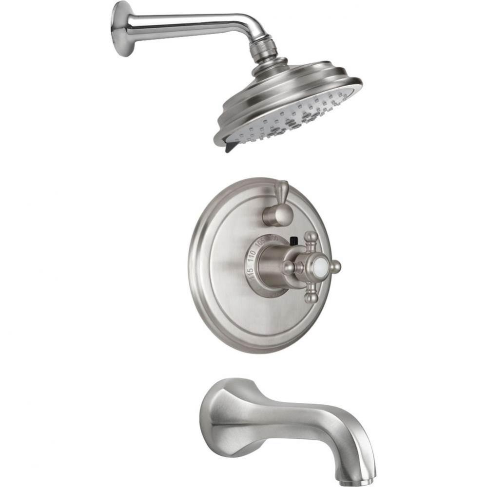 Monterey StyleTherm® 1/2'' Thermostatic Shower System with Showerhead and Tub Spout