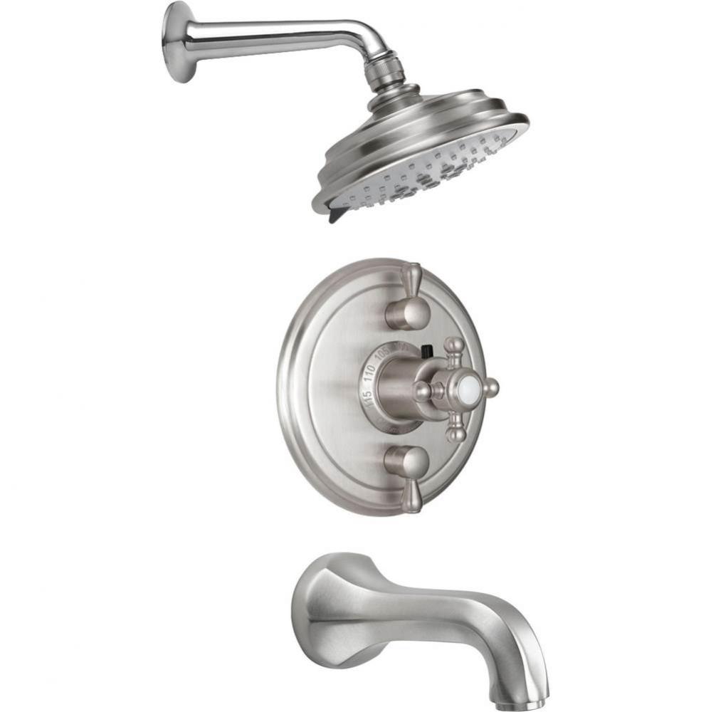 Monterey StyleTherm® 1/2'' Thermostatic Shower System with Showerhead and Tub Spout