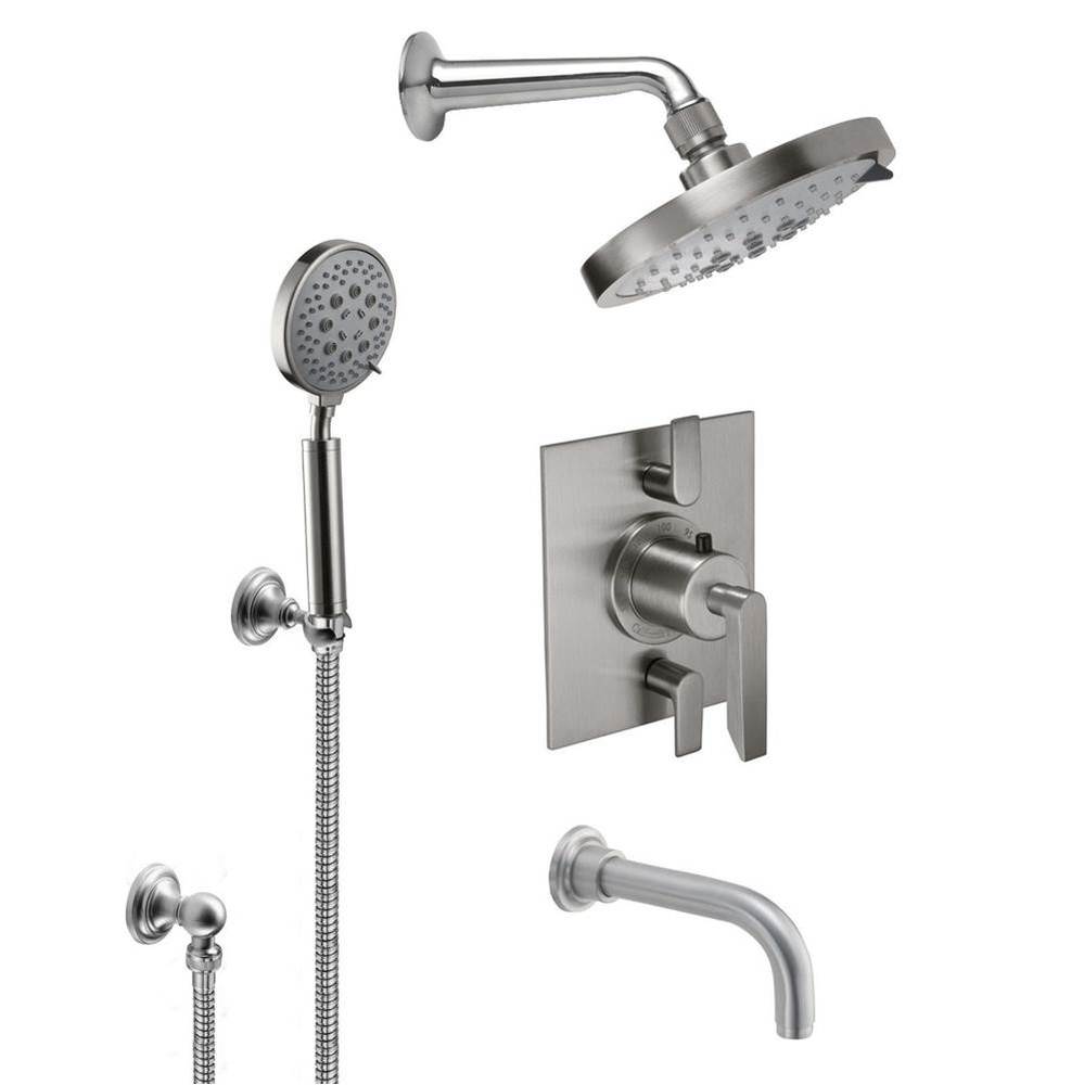 Rincon Bay Styletherm 1/2'' Thermostatic Shower System with Hand Shower Hook and Tub Spo