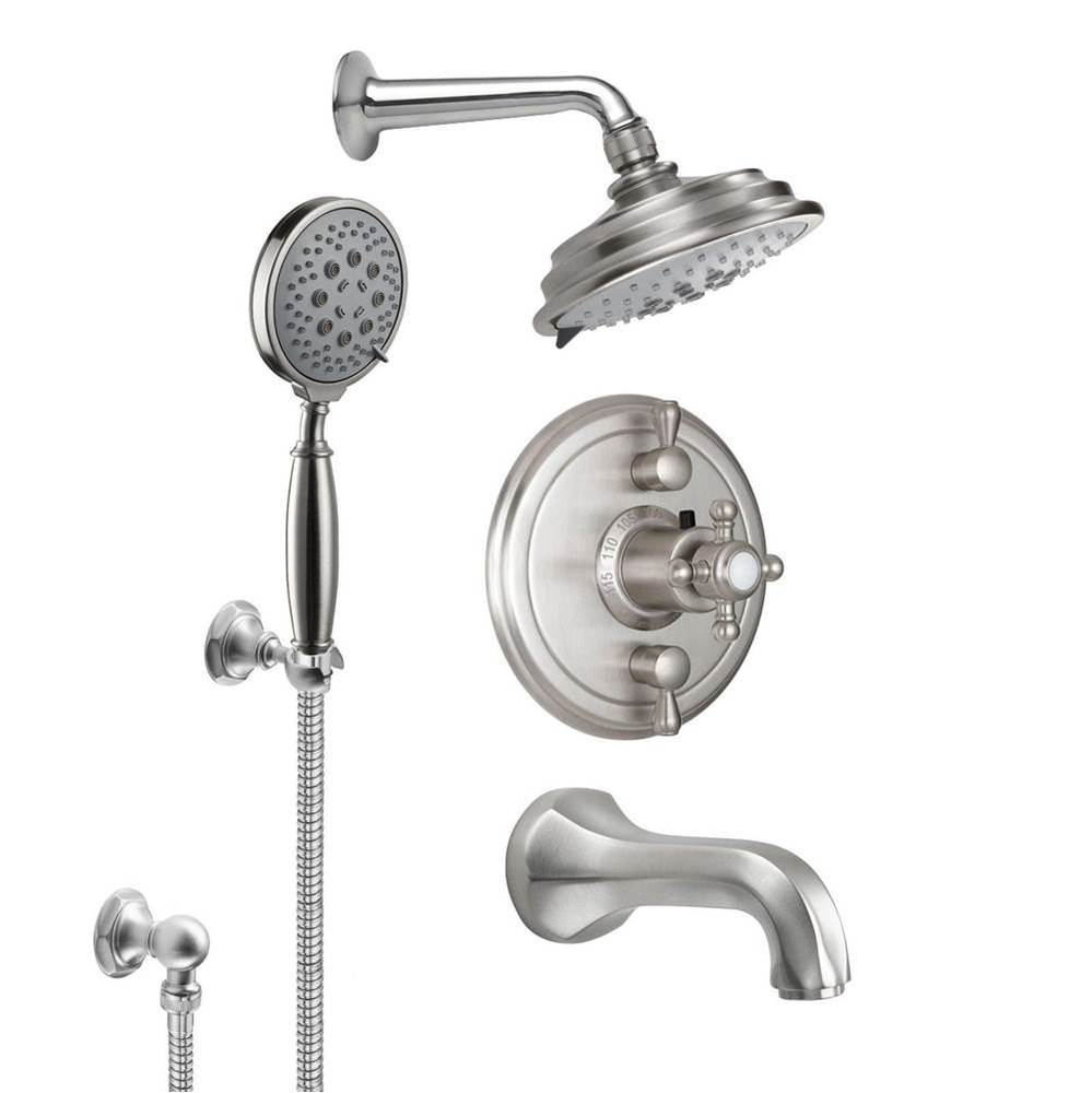 Monterey  Styletherm 1/2'' Thermostatic Shower System with Hand Shower Hook and Tub Spou
