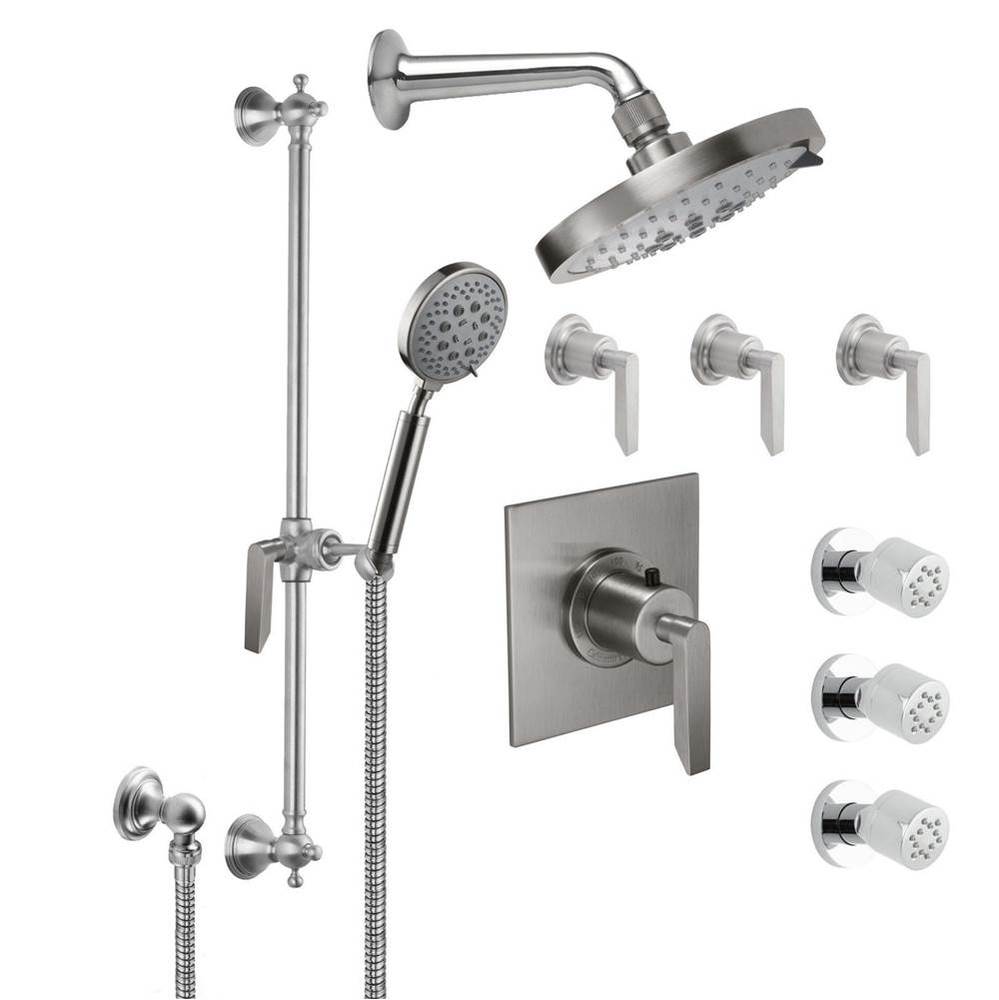 Rincon Bay Styletherm 3/4'' Thermostatic Shower System with Body Spray, Hand Shower on S