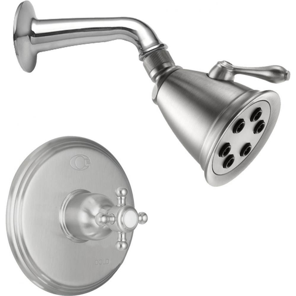 Monterey Pressure Balance Shower System with Single Showerhead