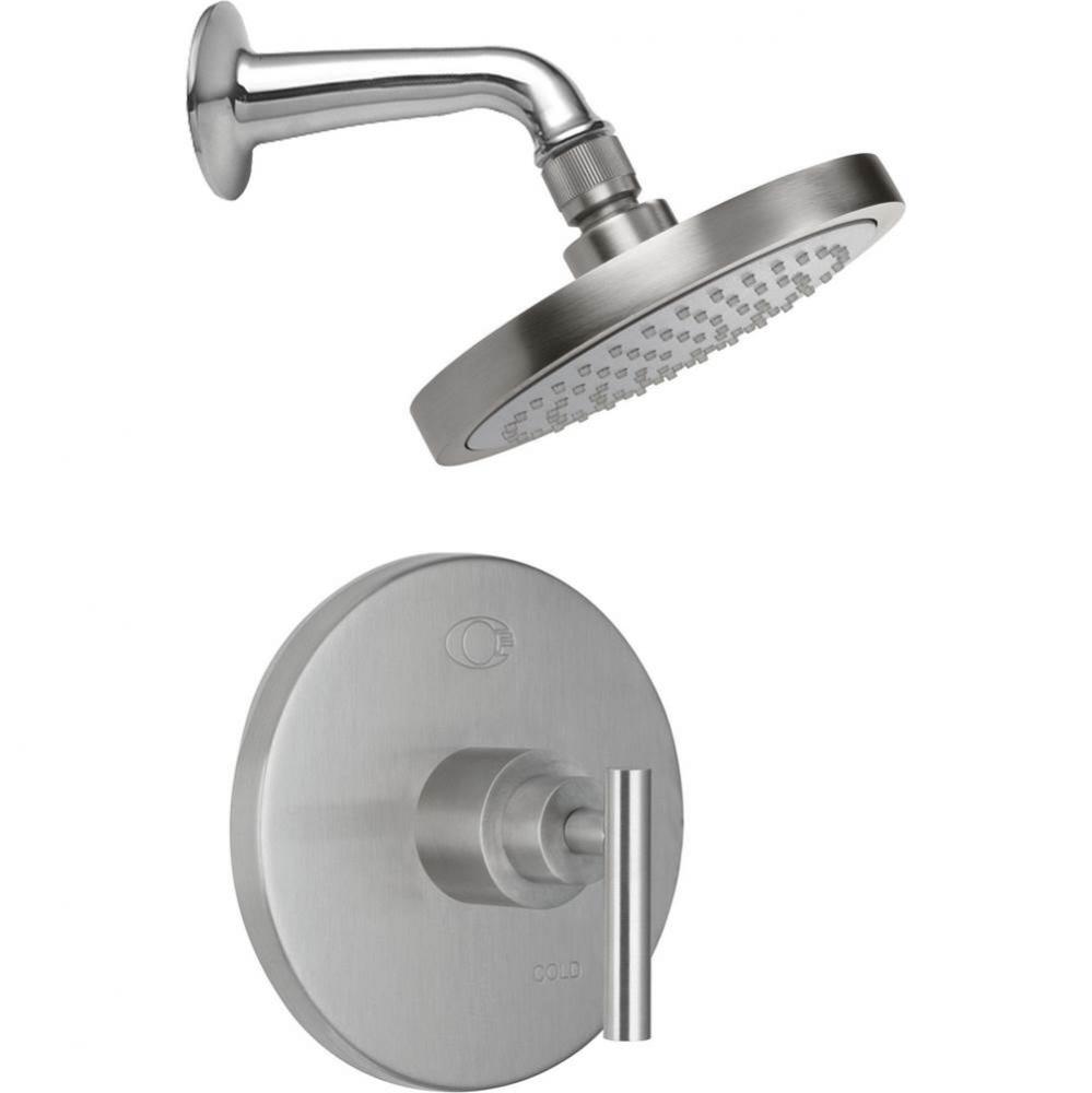 Tiburon Pressure Balance Shower System with Single Showerhead