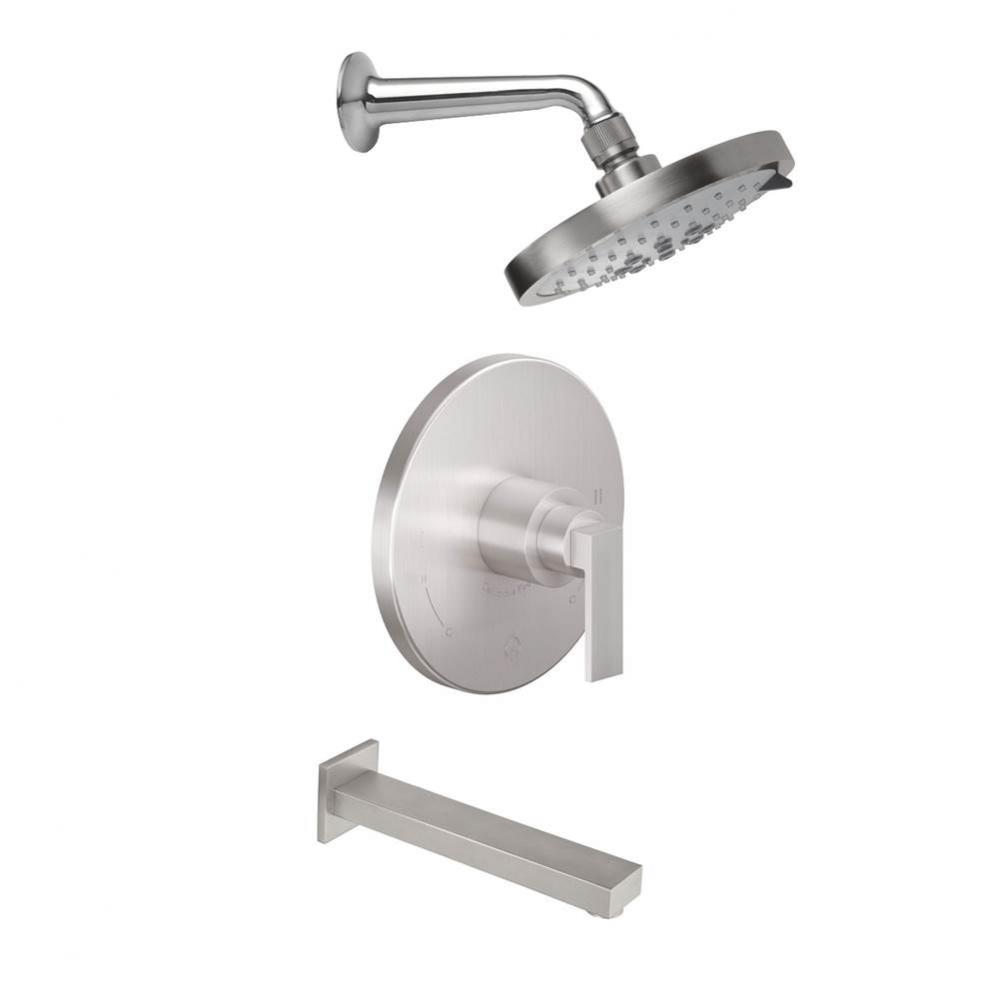 Morro Bay Pressure Balance Shower System with Single Showerhead and Tub Spout