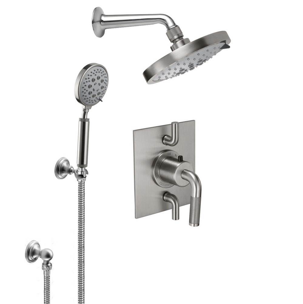 Descanso Styletherm 1/2'' Thermostatic Shower System with Shower Head and Hand Shower on