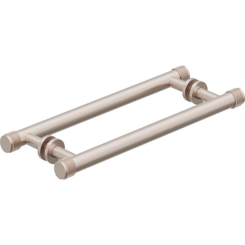 12'' Double Shower Towel Bars / Door Handles - Knurled