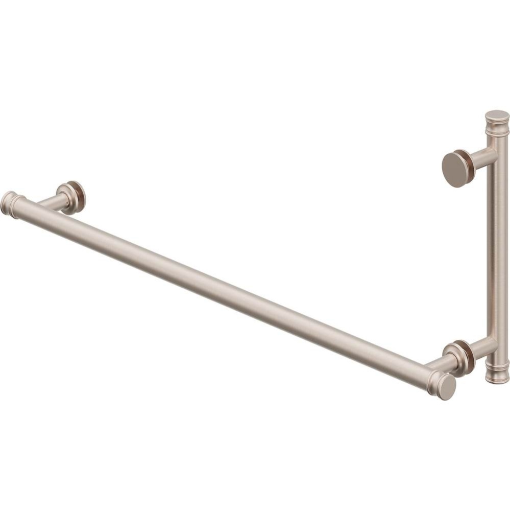 24'' Towel Bar and 8'' Shower Door Handle - Traditional