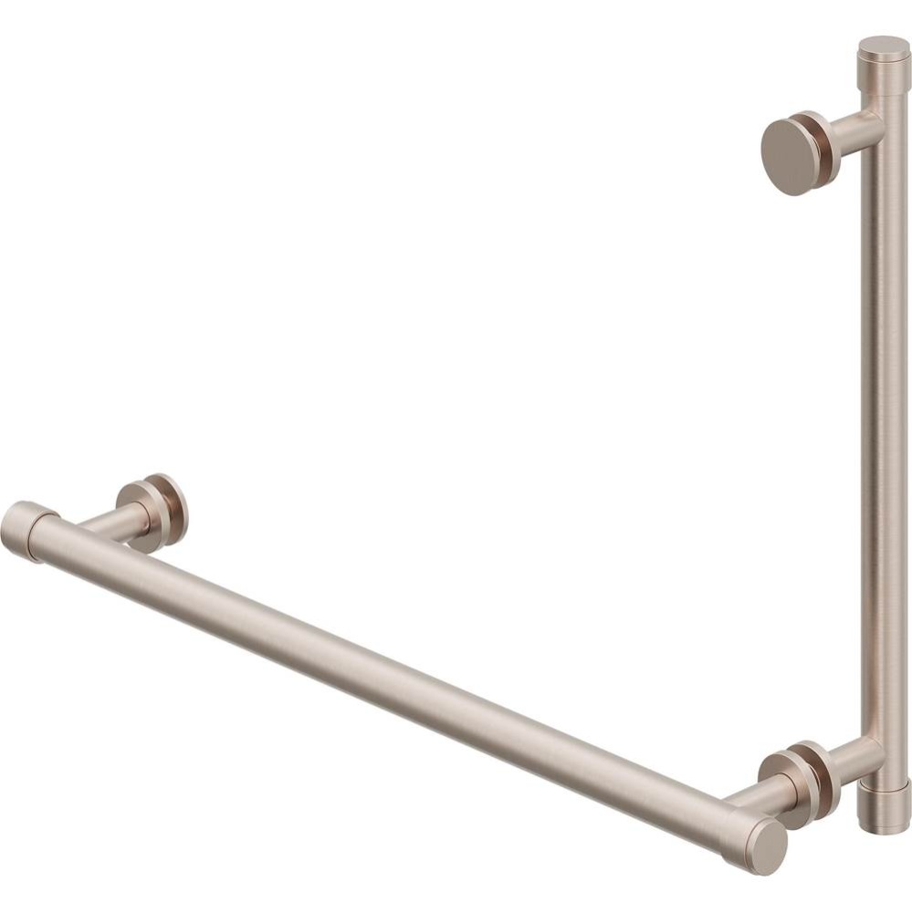 18'' Towel Bar and 12'' Shower Door Handle - Contemporary