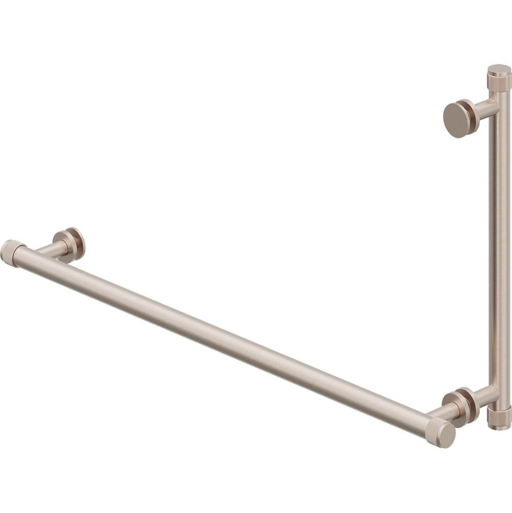 24'' Towel Bar and 12'' Shower Door Handle - Coined