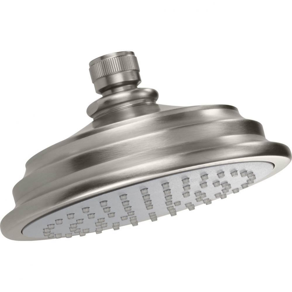 Traditional 5-5/8'' Brass Single-Function Showerhead