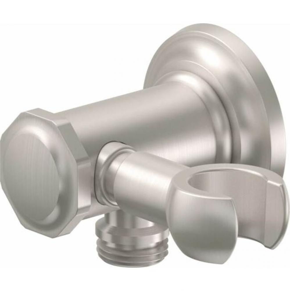 Supply Elbow with Swivel Handshower Holder - Concave Base & Hex Cap