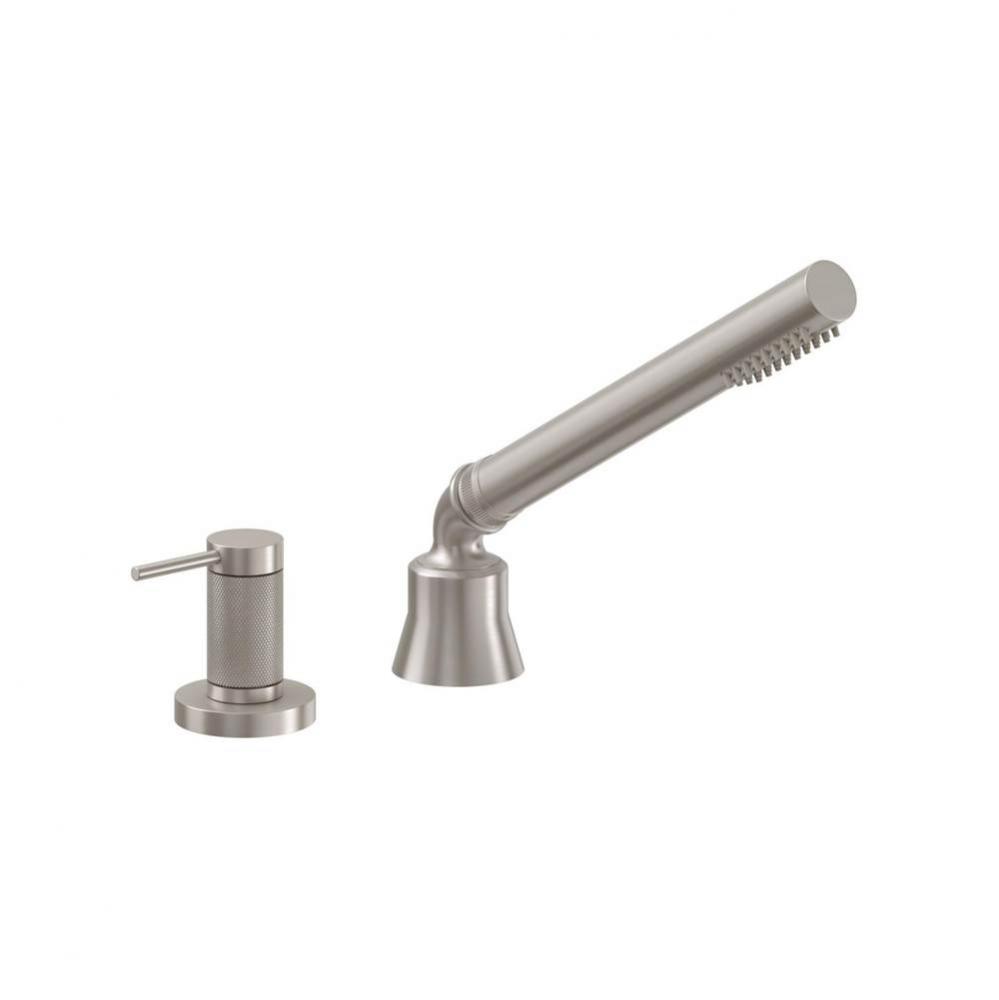 Handshower & Diverter Trim Only for Roman Tub - Knurled Insert