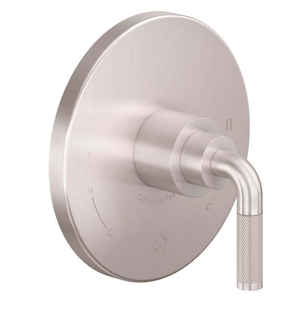 Dual Pressure Balance Trim Only - Knurl Handle