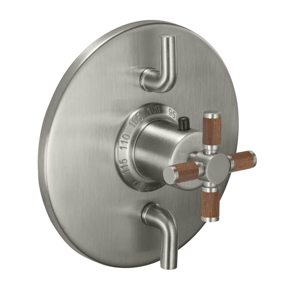 StyleTherm® Trim Only with Dual Volume Control - Teak Handle