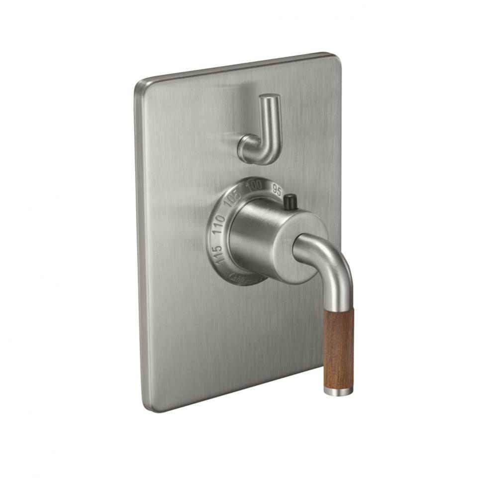 StyleTherm® Trim Only with Single Volume Control - Teak Handle