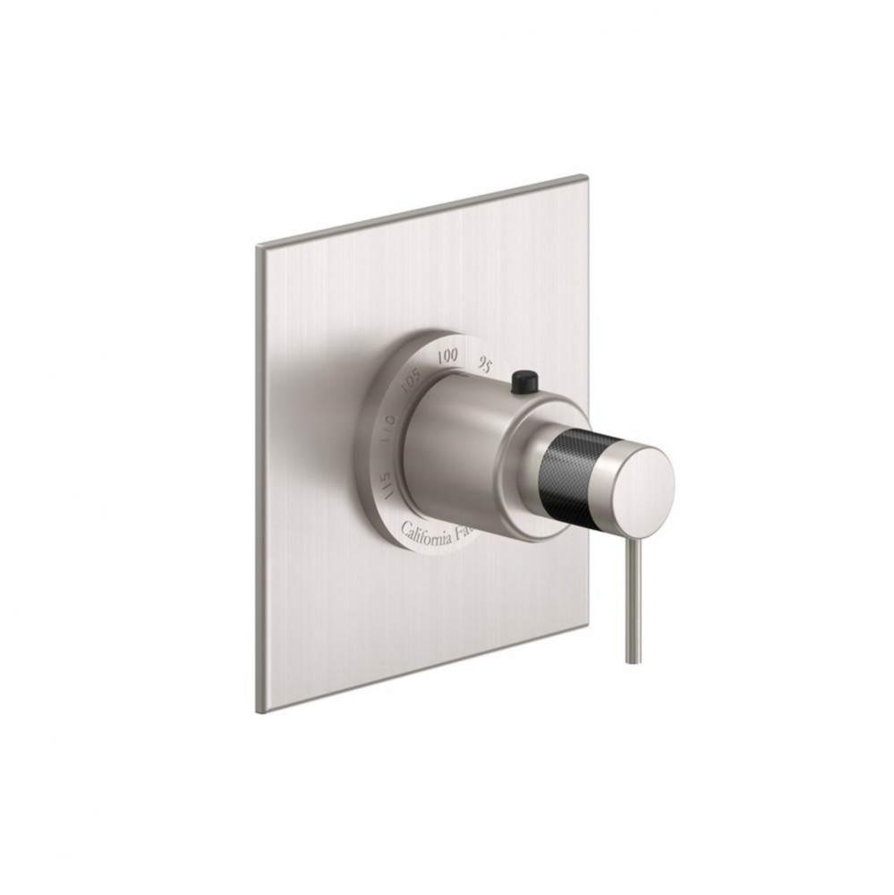 StyleTherm® 3/4'' Thermostatic Trim Only - Carbon Fiber Insert