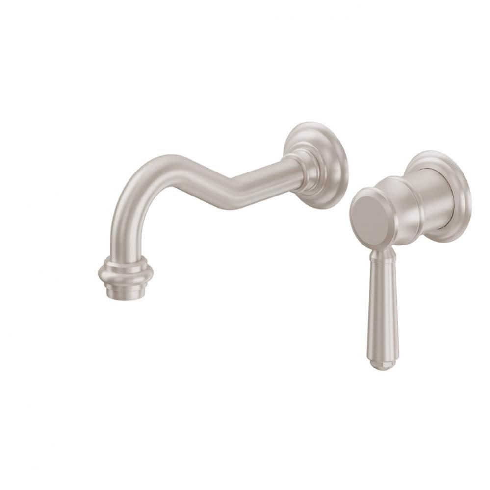 Single Handle Lavatory Wall Faucet Trim Only