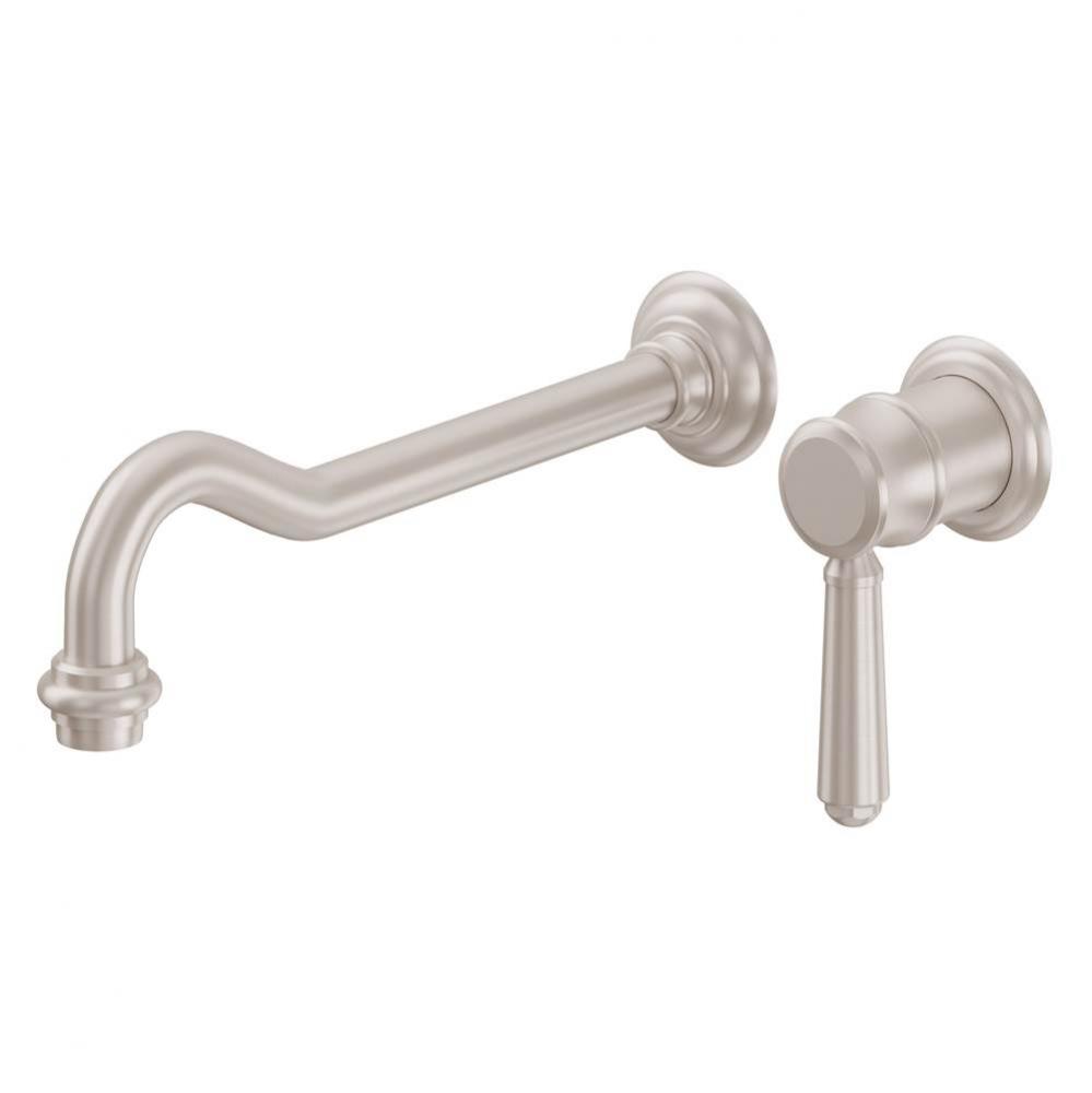 Single Handle Lavatory Wall Faucet Trim Only
