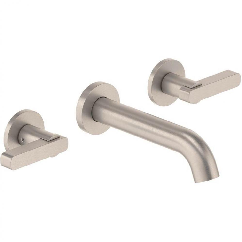Two Handle Lavatory Wall Faucet Trim Only