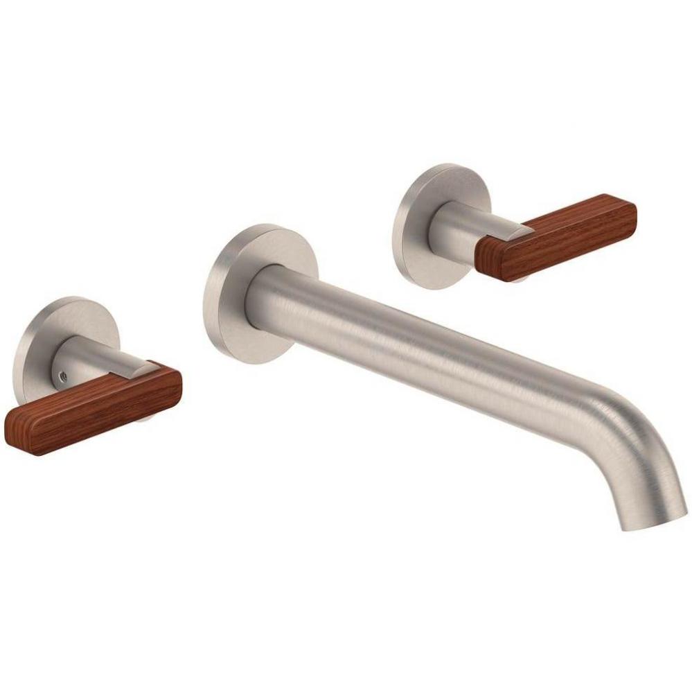 Two Handle Lavatory Wall Faucet Trim Only