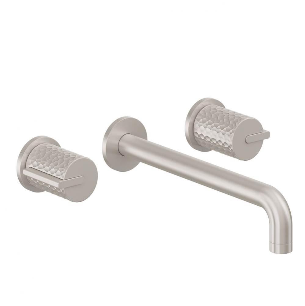 Two Handle Lavatory Wall Faucet Trim Only