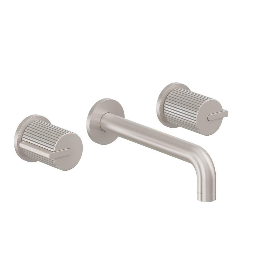 Two Handle Lavatory Wall Faucet Trim Only