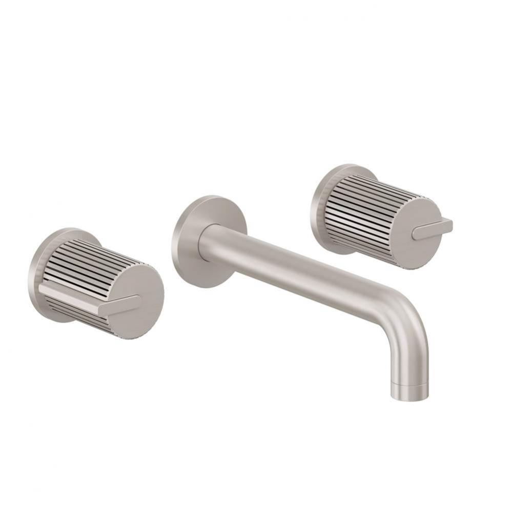 Two Handle Lavatory Wall Faucet Trim Only