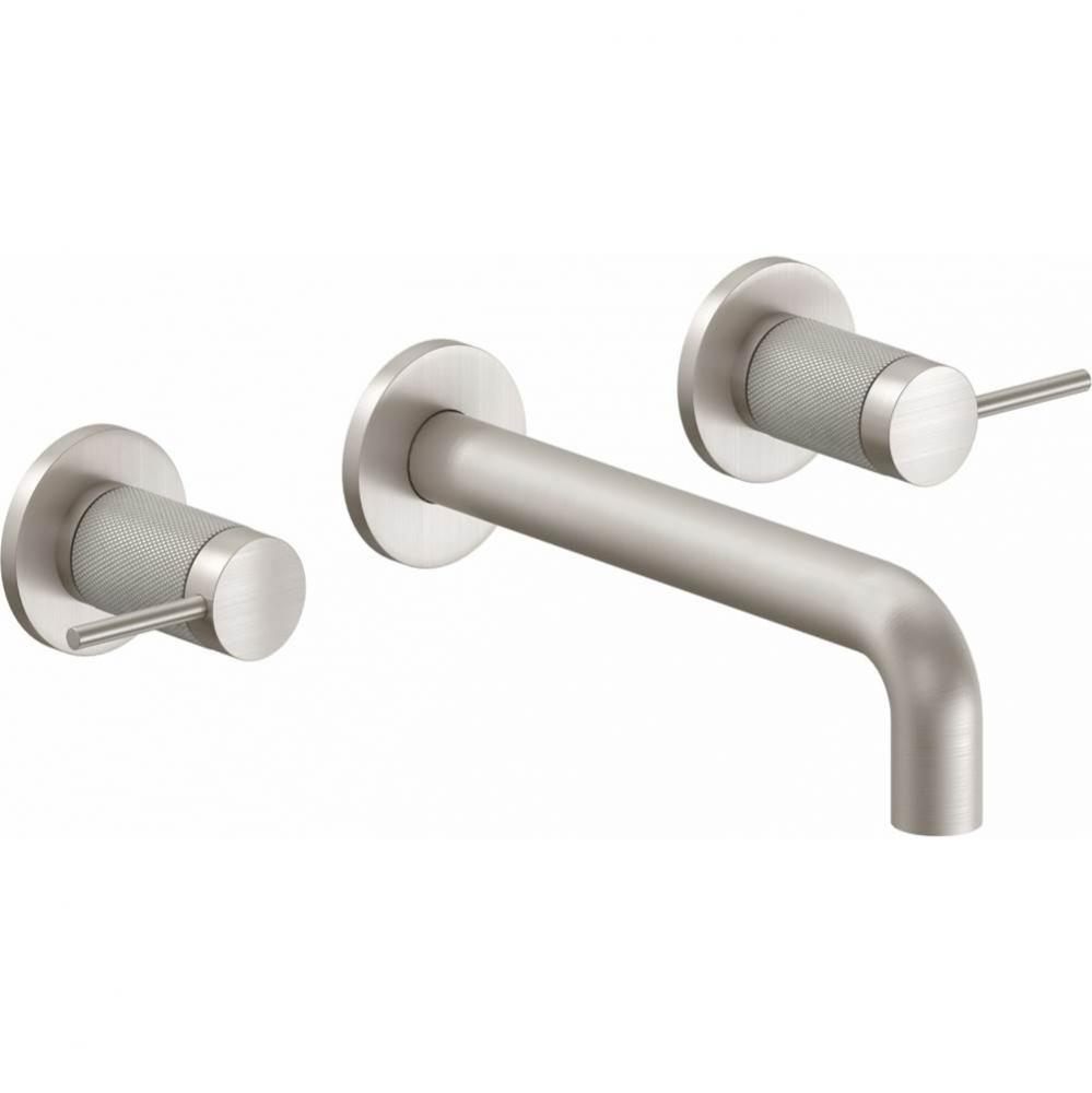 Two Handle Lavatory Wall Faucet Trim Only