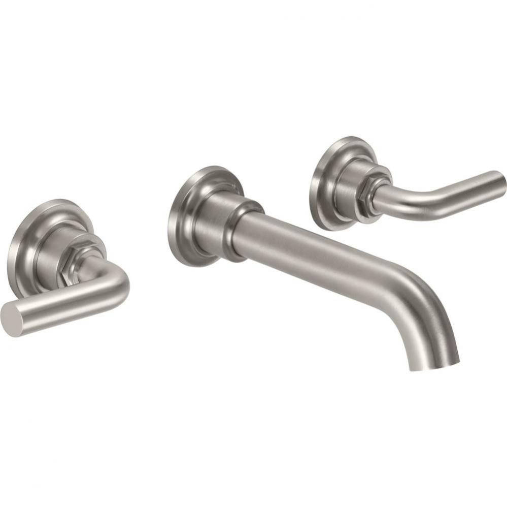 Two Handle Lavatory Wall Faucet Trim Only