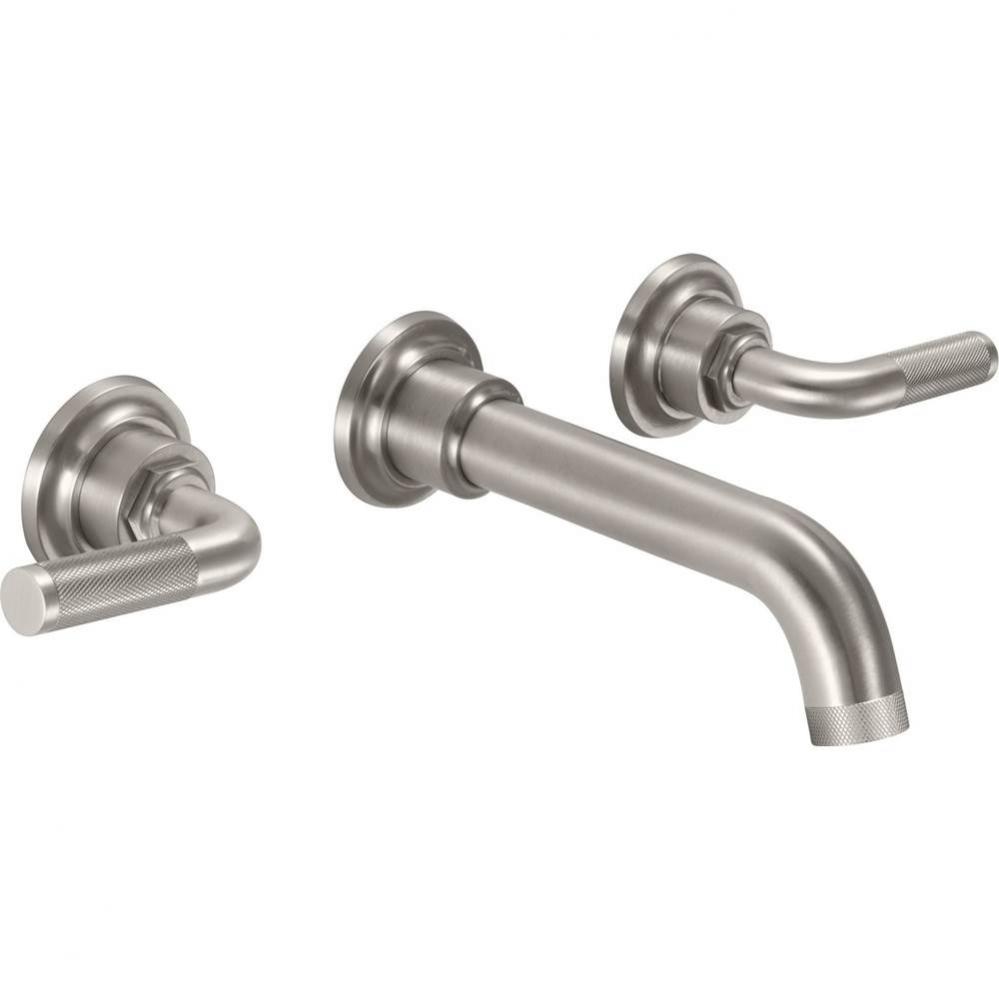 Two Handle Lavatory Wall Faucet Trim Only