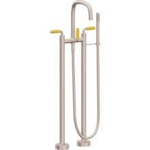 California Faucets 0803-41-YP.18-PC - Contemporary Floor Mount Tub Filler