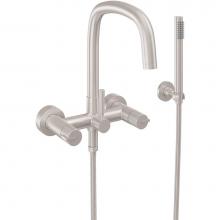 California Faucets 0806-39P.18-PC - Contemporary Wall Mount Tub Filler