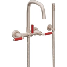 California Faucets 0806-41-RD.18-PC - Contemporary Wall Mount Tub Filler