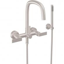 California Faucets 0806-77.18-PC - Contemporary Wall Mount Tub Filler
