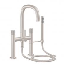 California Faucets 0808-39P.18-PC - Contemporary Deck Mount Tub Filler