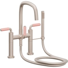 California Faucets 0808-41-PP.18-PC - Contemporary Deck Mount Tub Filler