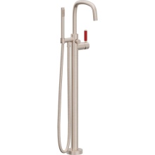 California Faucets 0811-41-RD.18-PC - Contemporary Single Hole Floor Mount Tub Filler - Quad Arc Spout