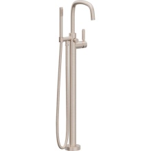 California Faucets 0811-41.18-PC - Contemporary Single Hole Floor Mount Tub Filler - Quad Arc Spout