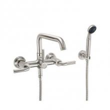 California Faucets 0906-30X.18-RBZ - Contemporary Wall Mount Tub Filler