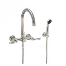 California Faucets 0906-30.18-RBZ - Contemporary Wall Mount Tub Filler