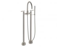 California Faucets 1103-E3.18-RBZ - Contemporary Floor Mount Tub Filler