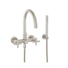 California Faucets 1106-XX.20-PC - Contemporary Wall Mount Tub Filler