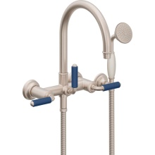 California Faucets 1306-60-BP.18-PC - Traditional Wall Mount Tub Filler - Arc Spout