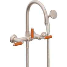 California Faucets 1306-60-OP.18-PC - Traditional Wall Mount Tub Filler - Arc Spout