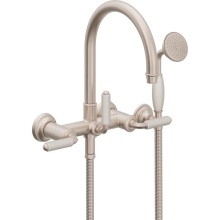California Faucets 1306-60-WP.18-PC - Traditional Wall Mount Tub Filler - Arc Spout